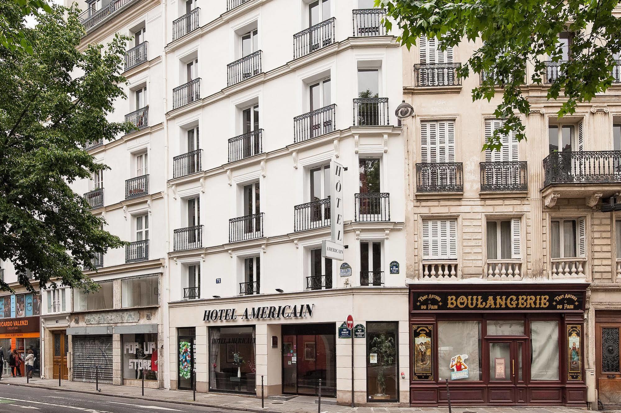 Hotel Americain Paříž Exteriér fotografie
